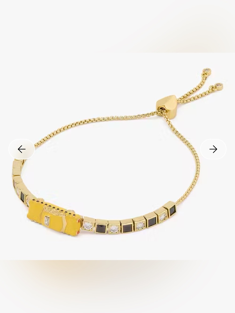 NWT Kate Spade Hit City Taxi Slider Bracelet Yellow 💛